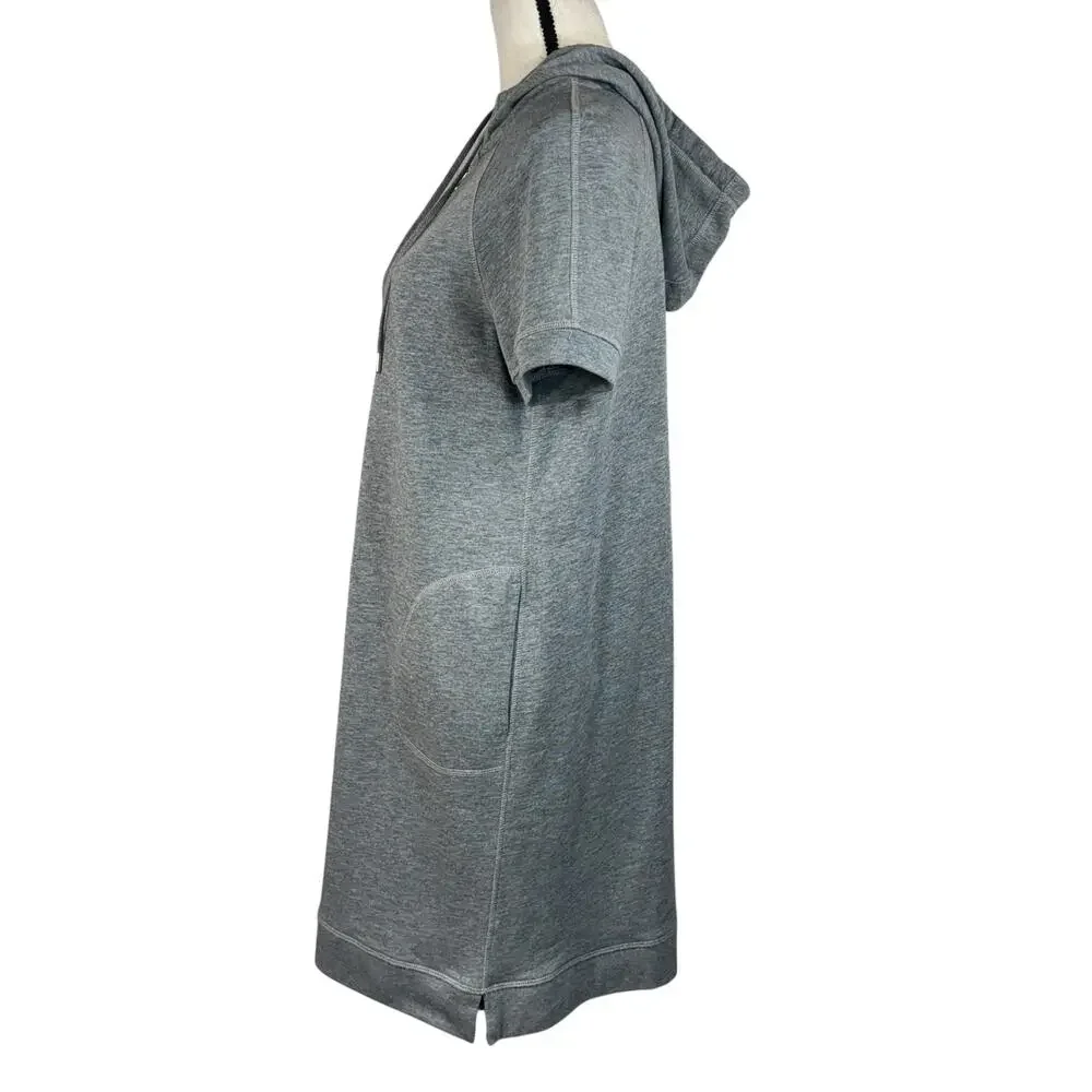Soft Surroundings Medium Penelope Knit Dress Hooded Pullover Stretch Sweatshirt - Picture 7 of 9